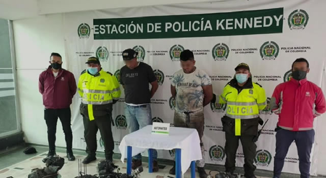 Con motores robados hacen bicitaxis en Bogotá