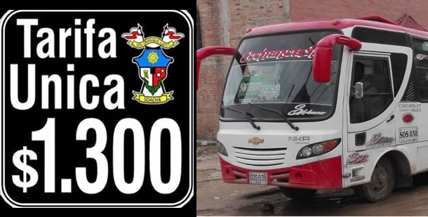 Se incrementa el pasaje en Soacha, tarifa urbana quedará en 1.300 pesos