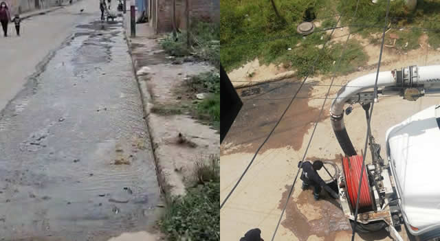 Se rompió tubo de aguas residuales en Soacha, culpan a constructora y alcaldía municipal