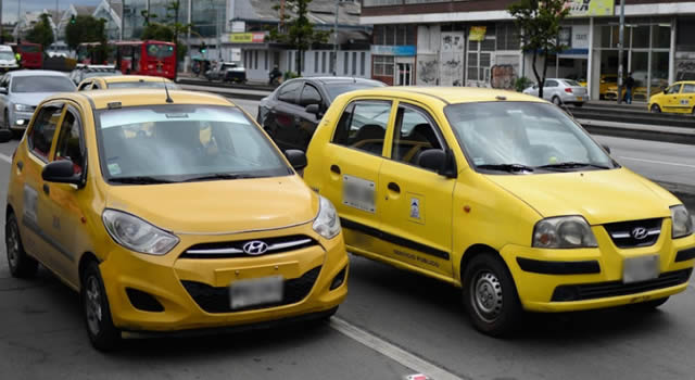 Taxistas en Bogotá, blanco de los delincuentes