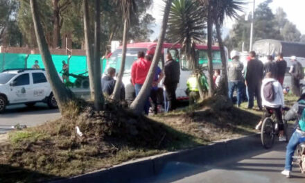 Fatal accidente en la autopista Sur, entrada a Soacha