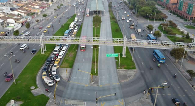 El miércoles comienza contraflujo en la avenida de Las Américas de Bogotá