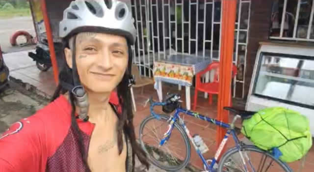 Él es el ciclista ibaguereño atropellado por un carro fantasma que lo mató se fugó