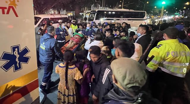 Policía evitó que conductor que atropelló a indígena embera en Bogotá fuera agredido