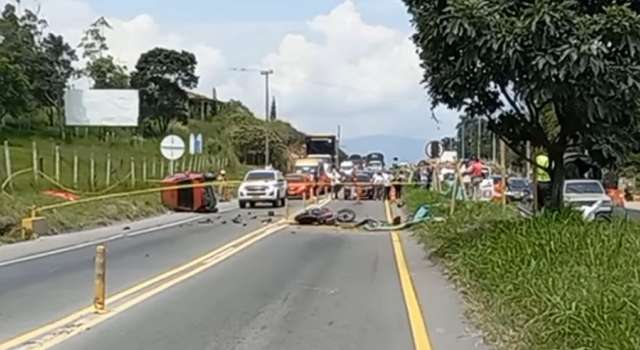 Motociclista falleció en la mañana de este viernes santo en la vía Bogotá-Girardot