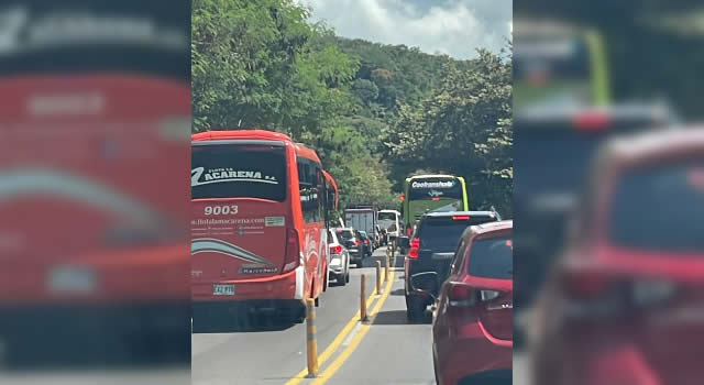 Viajeros de Semana Santa les tocó soportar trancón de cuatro horas en la vía Bogotá-Girardot