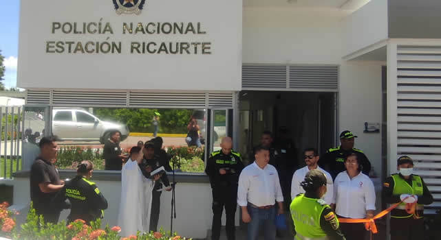 Se inaugura la Estación de Policía de Ricaurte, Cundinamarca