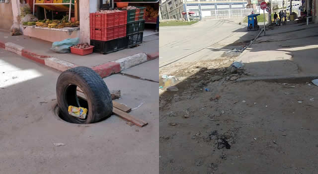 Continúa problemática por vías en mal estado y robo de tapas de alcantarilla en barrios de Soacha