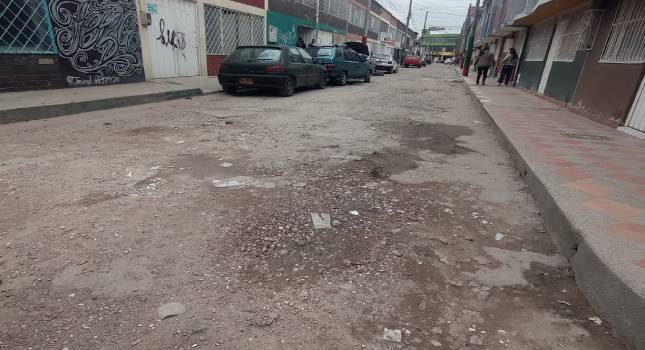 Abandono y deterioro vial en sector del barrio San Marcos de Soacha