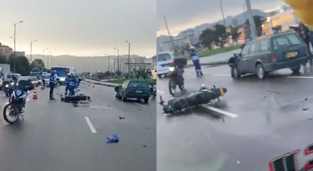 [VIDEO] Colapsó la movilidad por accidente en la avenida Las Américas