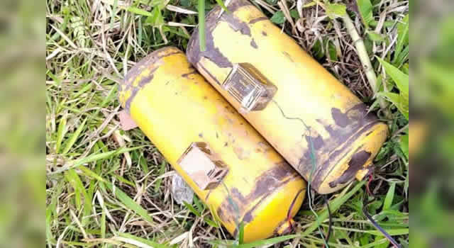 Encuentran cilindros bomba en Cundinamarca