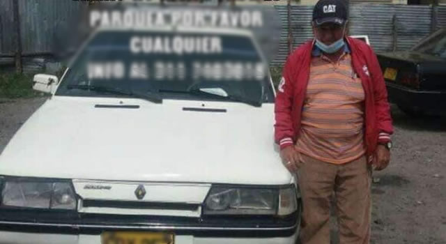 Adulto mayor que desapareció en Soacha fue encontrado sin su vehículo en Bogotá
