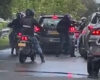 Video del intento de atraco a mano armada a un conductor en Bogotá