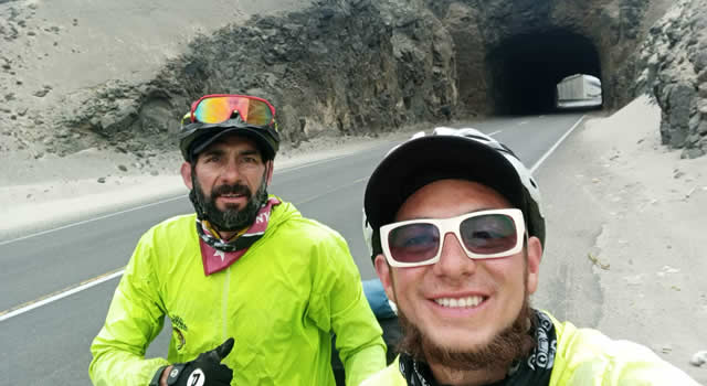 Los dos aventureros soachunos que llegaron a Argentina en bicicleta