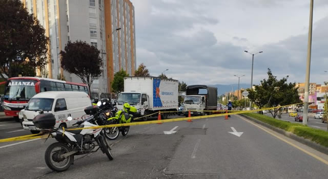 Falleció motociclista en accidente de tránsito en Bogotá