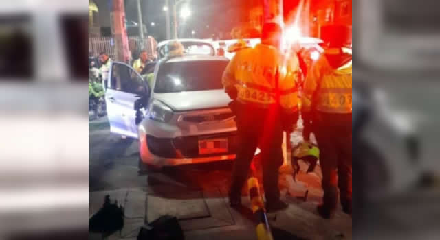 Balacera tras robo de un carro en Bogotá dejó dos delincuentes heridos