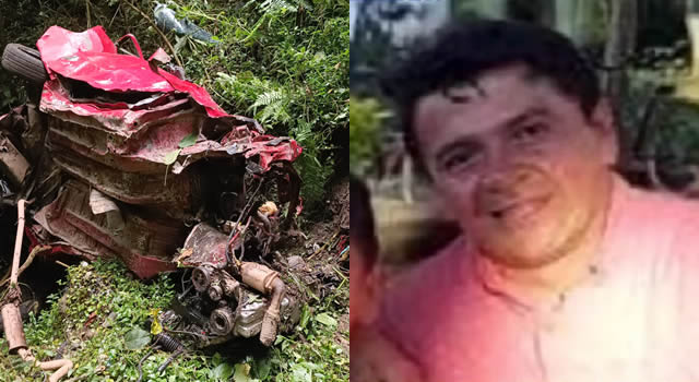 Él es Gerardo Segura, el hombre que cayó con su vehículo al Salto del Tequendama
