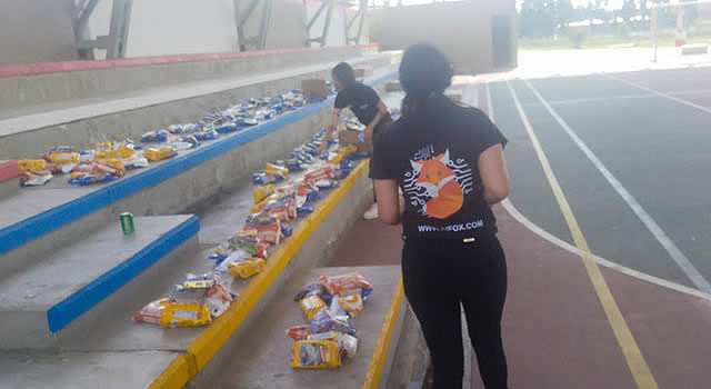 AI FOX Colombia realizó entrega mercados en Soacha