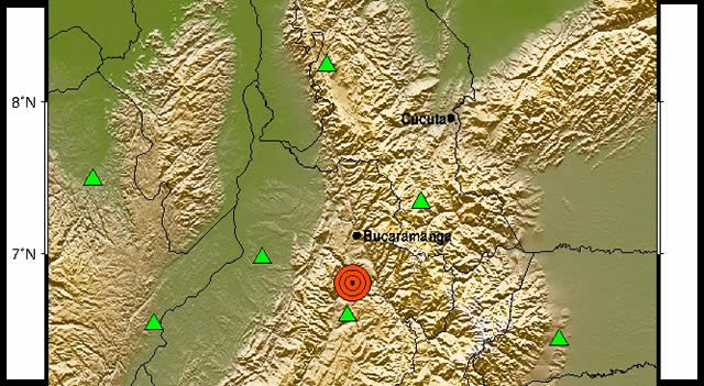 Otro temblor en Colombia, se presentó en la madrugada de este martes