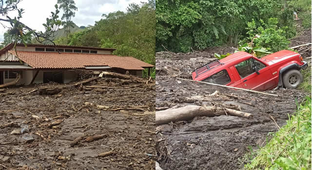 Emergencia en La Vega, Cundinamarca, por deslizamientos de tierra