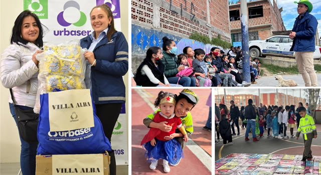 En Soacha y Facatativá, Urbaser celebró el Día de los niños en Cundinamarca.