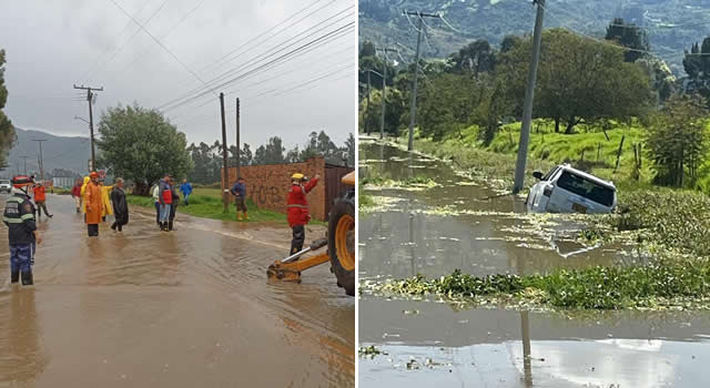 Ya son 72 los municipios afectados por el invierno en Cundinamarca