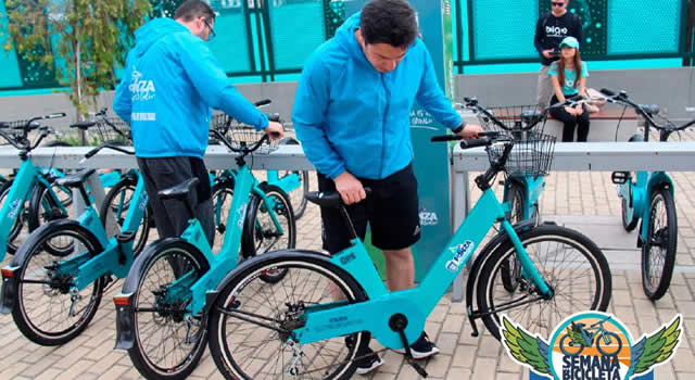 Funza inaugura primer sistema de bicicletas públicas de Cundinamarca