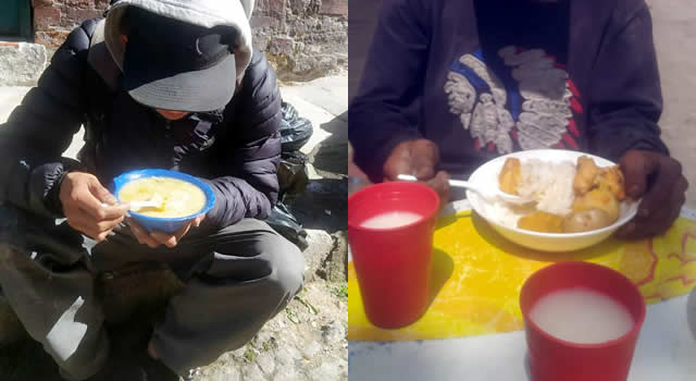 Pareja de esposos brinda almuerzo diario a habitantes de calle en Soacha