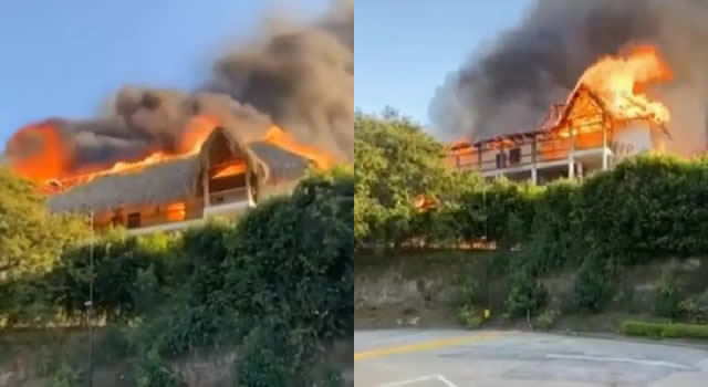 Volador habría provocado incendio en hotel de San Gil, Santander
