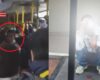 En video quedó registrado el momento en que un ladrón en Transmilenio fue descubierto y en su impulso por escapar de la situación, se lanzó del bus en movimiento, pero quedó inconsciente en el suelo