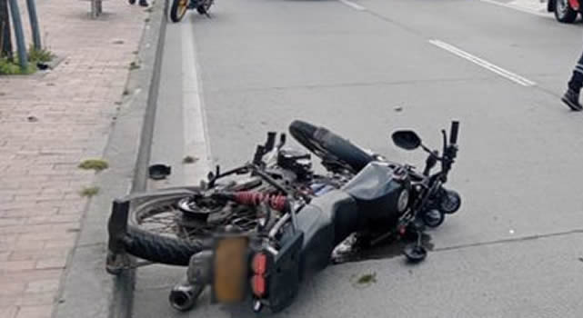 Accidente motociclista