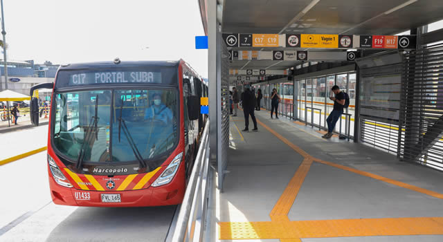 Nuevos servicios de Transmilenio con puesta en operación de estación Suba calle 100