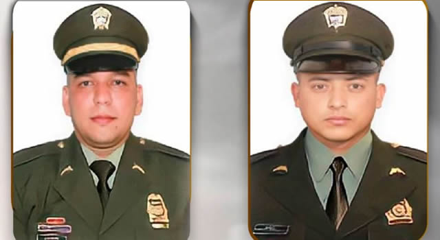 Ellos son los dos policías asesinados en Bogotá