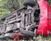 Cae bus intermunicipal a un abismo en Caparrapí, Cundinamarca