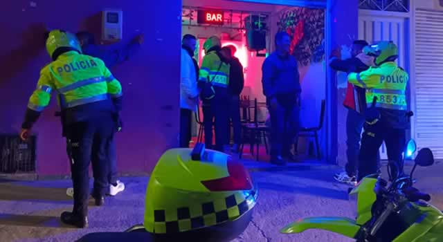 Policía realizó el cierre preventivo de 18 establecimientos en Ciudad Bolívar