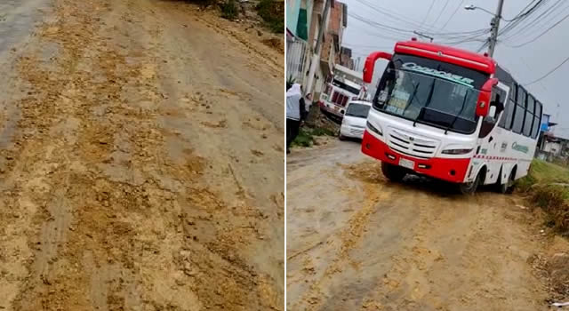 Coopcasur suspende ruta por pésimo estado de las vías en Soacha