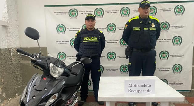 En Sibaté apareció una motocicleta robada en Viotá, Cundinamarca