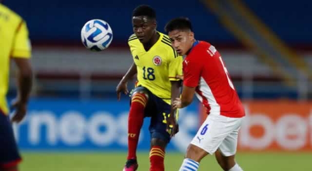 Colombia empató con Paraguay en el Sudamericano sub-20