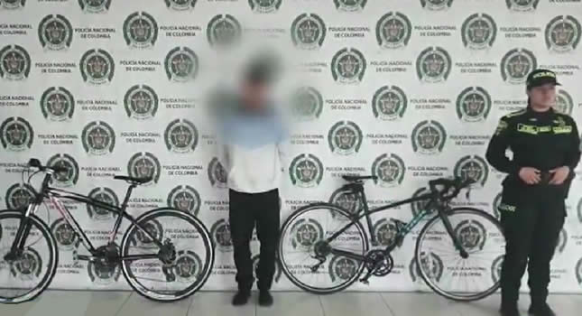 Policía recupera dos bicicletas de alto rendimiento robadas en Soacha