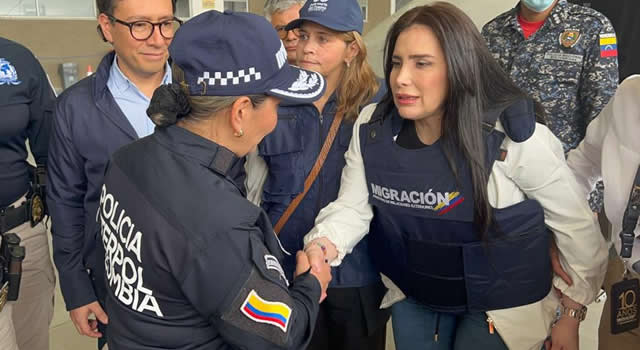 Aída Merlano llegó a Colombia luego de ser deportada desde Venezuela