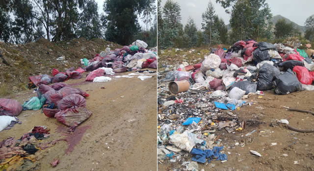 Corregimiento uno de Soacha está inundado de basuras