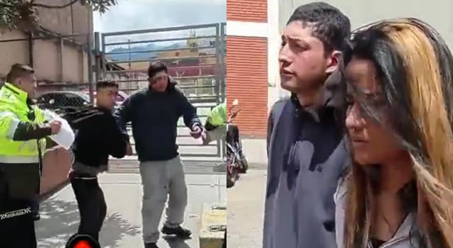 Libres delincuentes que dejaron inconsciente a una persona en Bogotá por robarla