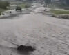 Cierre total de la vía Bogotá-Tunja por desbordamiento de río