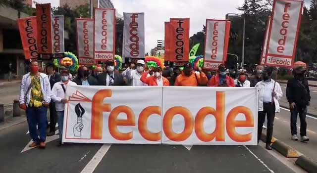 Este jueves habrá marcha de docentes en Bogotá y otras ciudades del país