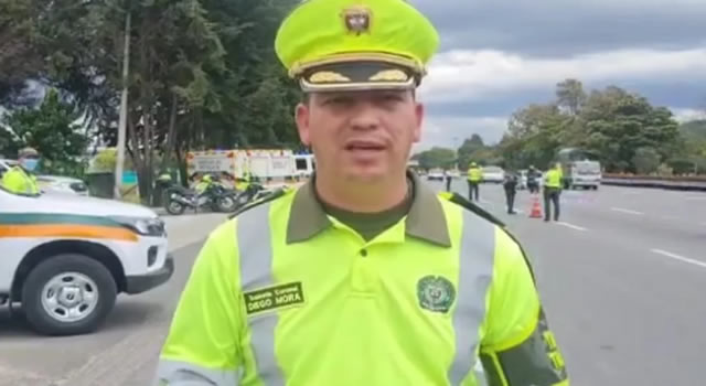 Comandante de la Policía de Tránsito de Cundinamarca no lidera Plan Retorno de este domingo por choque con el gobernador Nicolás García