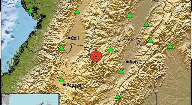 Otro temblor en Colombia, ocurrió en la madrugada de este jueves