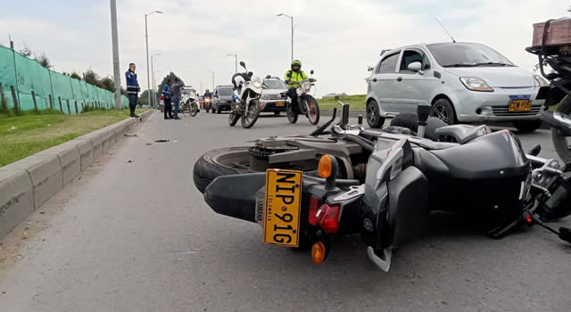 Otro motociclista muerto en Soacha, esta vez fue en la avenida Terreros