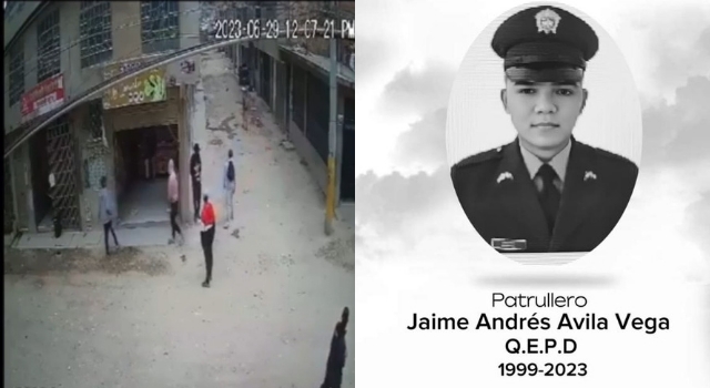 Capturan tres de los responsables del asesinato del patrullero Jaime Andrés Ávila