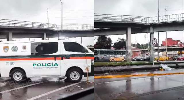 Accidente de tránsito en Bogotá dejó un motociclista fallecido