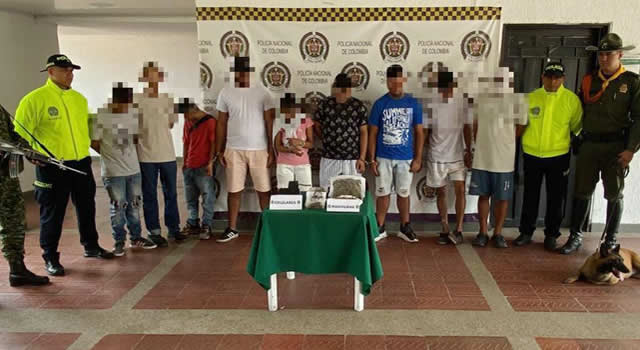 Capturan a nueve personas que usaban menores de edad para comercializar estupefacientes en Viotá Cundinamarca
